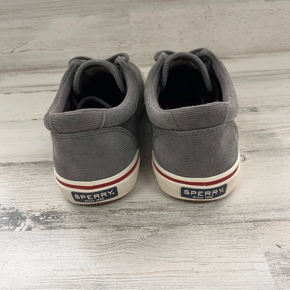 Sperry Top-Sider Men’s Size 10 Halyard CVO Canvas Corduroy Lace Up Casual Shoes